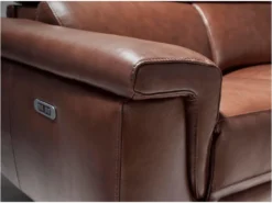 Canapé 3 Places En Cuir Marron 6117 ANGEL CERDA -Canapé Soldes Boutique canape 18427105