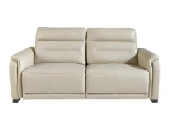 Canapé 3 Places En Cuir Gris Et Relax 6158 ANGEL CERDA -Canapé Soldes Boutique canape 18427213