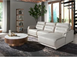 Chaise Longue En Cuir Et Mécanisme Relax 6156 ANGEL CERDA