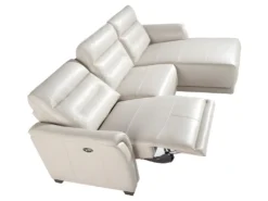 Chaise Longue En Cuir Et Mécanisme Relax 6156 ANGEL CERDA -Canapé Soldes Boutique canape 18427241