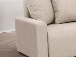 Canapé D'angle Convertible Et Réversible En Tissu Beige LADAZIA -Canapé Soldes Boutique canape 18442007