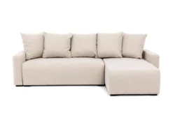 Canapé D'angle Convertible Et Réversible En Tissu Beige LADAZIA -Canapé Soldes Boutique canape 18442013