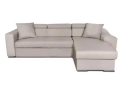 Canapé D'Angle ELONA Convertible En Tissu - Beige - Angle Gauche -Canapé Soldes Boutique canape 18796407