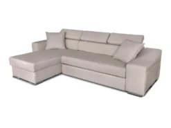 Canapé D'Angle ELONA Convertible En Tissu - Beige - Angle Gauche -Canapé Soldes Boutique canape 18796409