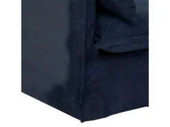 Canapé Convertible Odilon 3 Places Bleu - ATMOSPHERA -Canapé Soldes Boutique canape 18864395