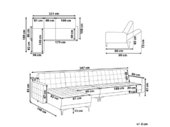 Canapé Angle Droite Convertible En Tissu Gris Clair 5 Places ABERDEEN 12 Canapé Angle Droite Convertible En Tissu Gris Clair 5 Places ABERDEEN -Canapé Soldes Boutique canape 19122593