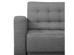 Canapé Angle Gauche Convertible En Tissu Gris Clair 5 Places ABERDEEN -Canapé Soldes Boutique canape 19122665