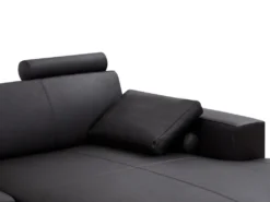 Canapé Panoramique 7 Places Cuir Supérieur DONATELLO II - Marron - Angle Gauche -Canapé Soldes Boutique canape 19370293