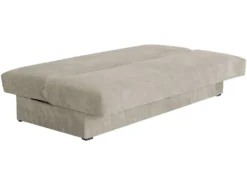 Canapé Clic Clac En Velours Côtelé "Adela" - 3 Places - Beige -Canapé Soldes Boutique canape 19439419