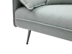 Canapé 3 Places Convertible Clic-clac En Tissu Vert De Gris FUSANO -Canapé Soldes Boutique canape 19451267