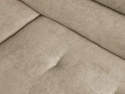 Canapé D'angle Gauche Convertible En Tissu Et Simili Beige KERIO II -Canapé Soldes Boutique canape 19461567