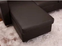 Canapé D'angle Réversible En Simili ACKLEY - Marron 12 Canapé D'angle Réversible En Simili ACKLEY - Marron -Canapé Soldes Boutique canape 194862