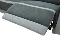 Canapé D'angle Gauche Relax électrique En Tissu Gris Foncé ORIETTO -Canapé Soldes Boutique canape 19565635