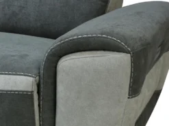 Canapé D'angle Gauche Relax électrique En Tissu Gris Foncé ORIETTO -Canapé Soldes Boutique canape 19565645