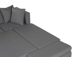 Canapé D'angle XL Convertible FELTON - Anthracite -Canapé Soldes Boutique canape 1958155