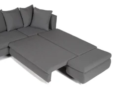 Canapé D'angle XL Convertible FELTON - Anthracite -Canapé Soldes Boutique canape 1958157