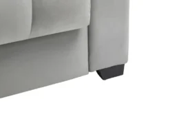 Canapé 3 Places Convertible Clic-clac En Velours Gris ZAPOTO 17 Canapé 3 Places Convertible Clic-clac En Velours Gris ZAPOTO -Canapé Soldes Boutique canape 19585855