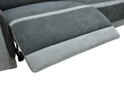 Canapé D'angle Droit Relax électrique En Tissu Gris Foncé ORIETTO -Canapé Soldes Boutique canape 19585881