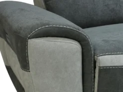 Canapé D'angle Droit Relax électrique En Tissu Gris Foncé ORIETTO -Canapé Soldes Boutique canape 19585921