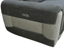 Canapé D'angle Droit Relax électrique En Tissu Gris Foncé ORIETTO -Canapé Soldes Boutique canape 19585957