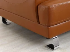 Canapé D'angle Gauche En Cuir Premium Camel EXCELSIORA -Canapé Soldes Boutique canape 196350