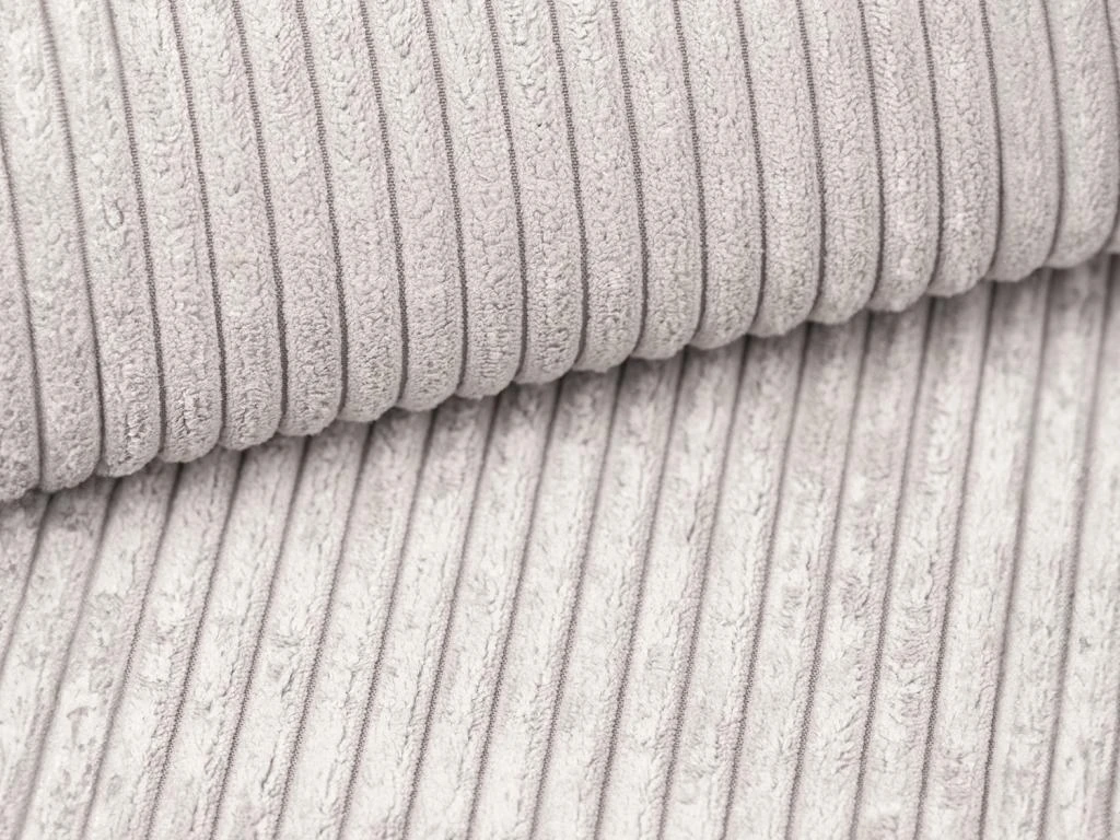 Canapé 3 Places Convertible En Velours Côtelé Crème TILIA 7 Canapé 3 Places Convertible En Velours Côtelé Crème TILIA – Image 7