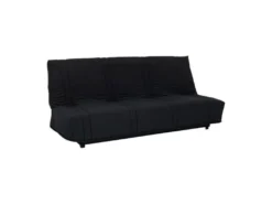 Banquette Clic Clac 3 Places - Tissu Noir - Style Contemporain - L 193 X P 92 Cm -Canapé Soldes Boutique canape 19913171