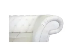 Canapé D'angle Brittish Blanc Style Chesterfield -Canapé Soldes Boutique canape 19939935