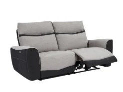 Canapé 3 Places Relax électrique En Tissu Gris Et Anthracite DAMON 12 Canapé 3 Places Relax électrique En Tissu Gris Et Anthracite DAMON -Canapé Soldes Boutique canape 19946603