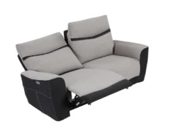 Canapé 3 Places Relax électrique En Tissu Gris Et Anthracite DAMON 13 Canapé 3 Places Relax électrique En Tissu Gris Et Anthracite DAMON -Canapé Soldes Boutique canape 19946605