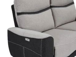 Canapé 3 Places Relax électrique En Tissu Gris Et Anthracite DAMON 14 Canapé 3 Places Relax électrique En Tissu Gris Et Anthracite DAMON -Canapé Soldes Boutique canape 19946607