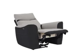 Fauteuil Relax électrique En Tissu Gris Et Anthracite DAMON 12 Fauteuil Relax électrique En Tissu Gris Et Anthracite DAMON -Canapé Soldes Boutique canape 19946609