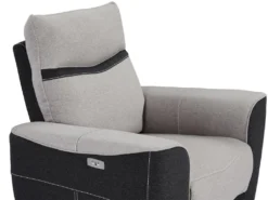 Fauteuil Relax électrique En Tissu Gris Et Anthracite DAMON 11 Fauteuil Relax électrique En Tissu Gris Et Anthracite DAMON -Canapé Soldes Boutique canape 19946623