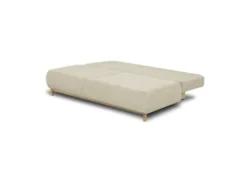 Banquette Convertible 3 Places MIKA - Velours Côtelé Beige - Coffre De Rangement - L 192 X H 84 X P 93 Cm -Canapé Soldes Boutique canape 19985549