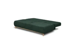 Banquette Convertible 3 Places MIKA - Velours Côtelé Vert Foret - Coffre De Rangement - L 192 X H 84 X P 93 Cm -Canapé Soldes Boutique canape 19985577