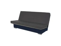 Banquette Clic Clac 3 Places KYLIAN - Tissu Bleu - L 192 X P 97 X H 90 Cm - Couchage 120x190 Cm - Fabriqué En France -Canapé Soldes Boutique canape 20000199