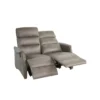Canapé De Relaxation électrique 2 Places Gris - SOFTY