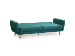 Canapé Convertible Clic-clac Scandinave Refresha Tissu Bleu Vert -Canapé Soldes Boutique canape 20006625