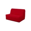 Banquette BZ Unie Avec Housse Rouge - BZ10001