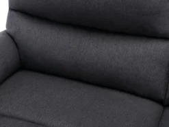 Canapé D'angle Relax En Tissu électrique LUNANO - Anthracite - Angle Gauche -Canapé Soldes Boutique canape 2011881