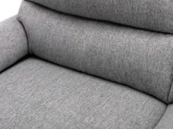 Canapé D'angle Relax électrique En Tissu LUNANO - Gris Clair - Angle Gauche -Canapé Soldes Boutique canape 2045977