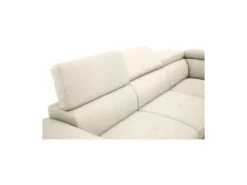 Canapé D'angle Convertible Réversible 3-4 Places DAYTONA - Tissu Beige - Coffre De Rangement - L 260 X P 218 X H 77 Cm -Canapé Soldes Boutique canape 20906301