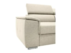 Canapé D'angle Convertible Réversible 3-4 Places DAYTONA - Tissu Beige - Coffre De Rangement - L 260 X P 218 X H 77 Cm -Canapé Soldes Boutique canape 20906303
