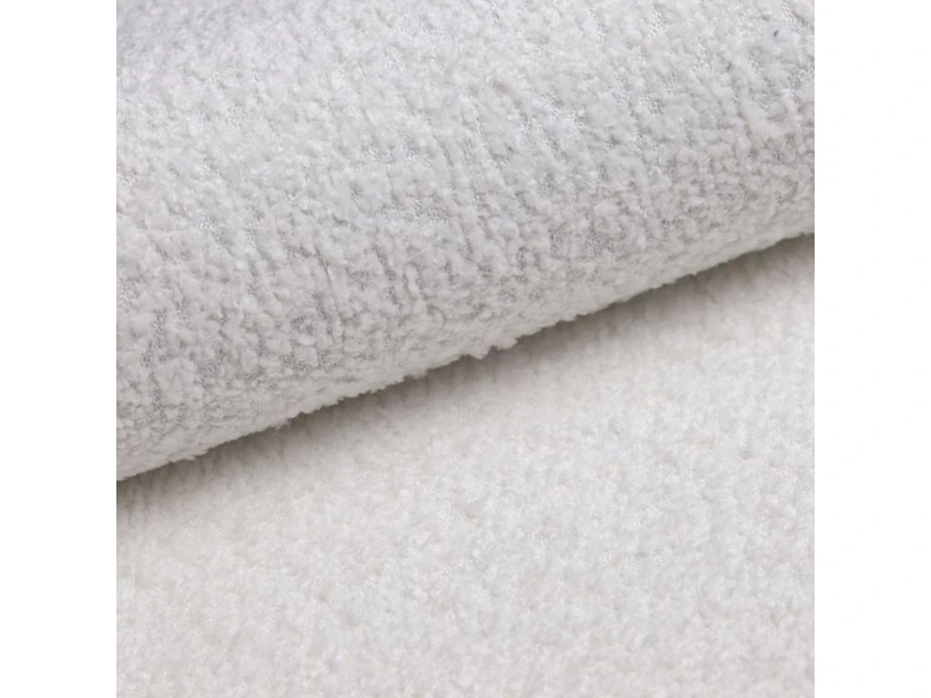 Canapé D'angle Réversible Convertible 3 Places Coffre Valentin Mini Bouclé Blanc 5 Canapé D'angle Réversible Convertible 3 Places Coffre Valentin Mini Bouclé Blanc – Image 5