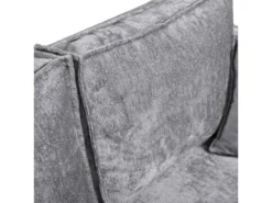 Canapé D'angle Réversible Convertible 3 Places Coffre Romain Velours Gris Clair -Canapé Soldes Boutique canape 20942045