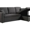 Canapé D'angle Convertible/ Réversible Avec Coffre "Alain" - 3 Places - Gris