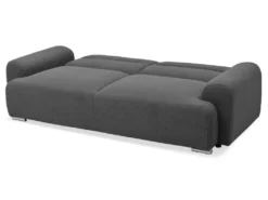 Canapé-lit Clic-clac 3 Places Confort Lucille Tissu Bouclette Gris -Canapé Soldes Boutique canape 21043655