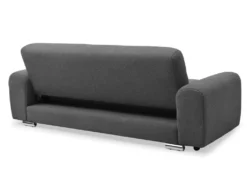 Canapé-lit Clic-clac 3 Places Confort Lucille Tissu Bouclette Gris -Canapé Soldes Boutique canape 21043657