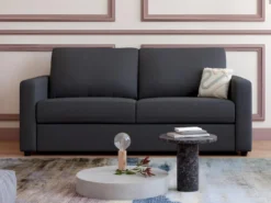 Canapé 3 Places Convertible Express En Tissu Gris Anthracite - Couchage 140 Cm - Matelas 14 Cm DONETO 15 Canapé 3 Places Convertible Express En Tissu Gris Anthracite - Couchage 140 Cm - Matelas 14 Cm DONETO -Canapé Soldes Boutique canape 21142715