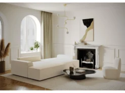 Canapé Angle Gauche Convertible Coffre Velours Côtelé Crème 300x174cm 9 Canapé Angle Gauche Convertible Coffre Velours Côtelé Crème 300x174cm -Canapé Soldes Boutique canape 21219297